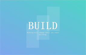 CSS3蓝色渐变几何背景特效